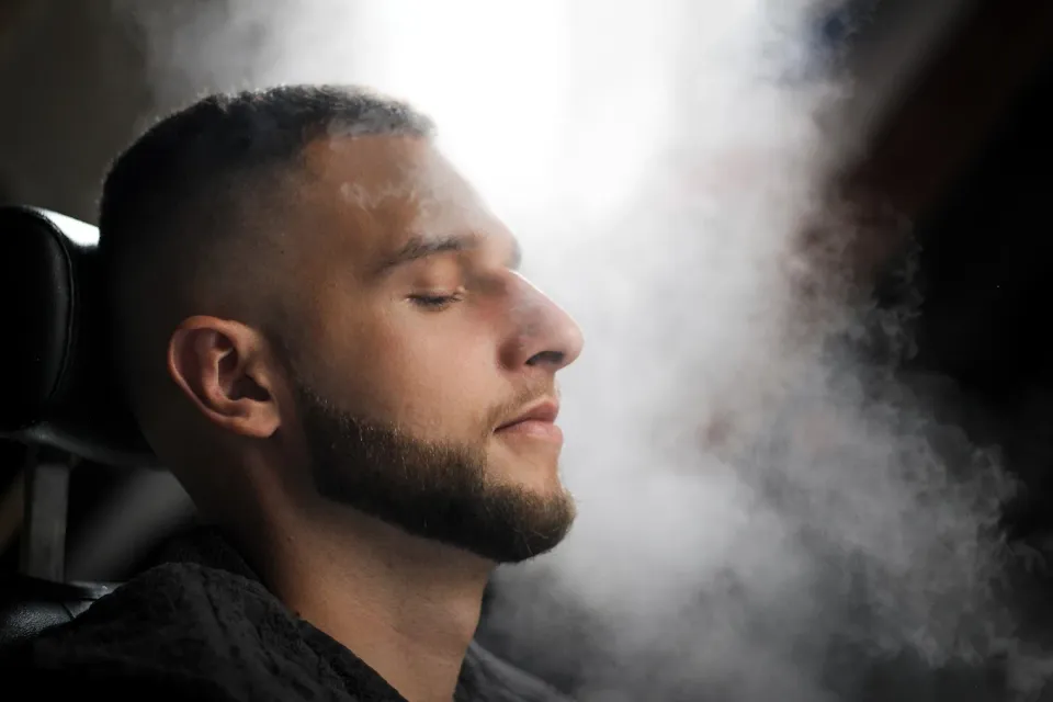 Grand Barber Shop – vstup do provozovny